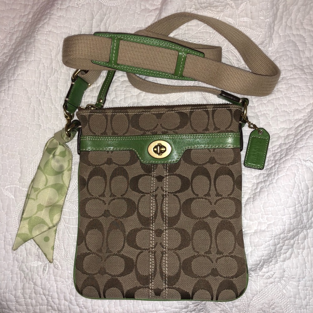 Lime Green Coach Crossbody